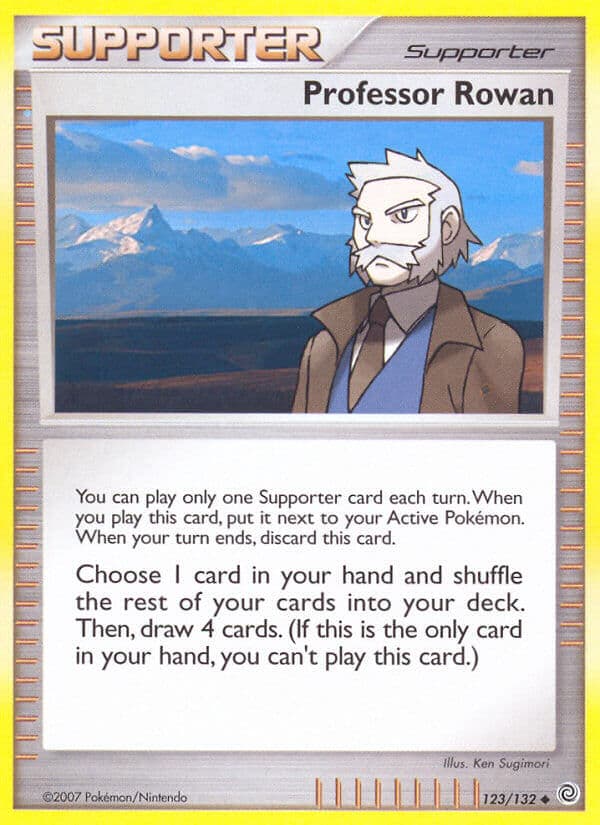 Professor Rowan — Secret Wonders Pokémon card