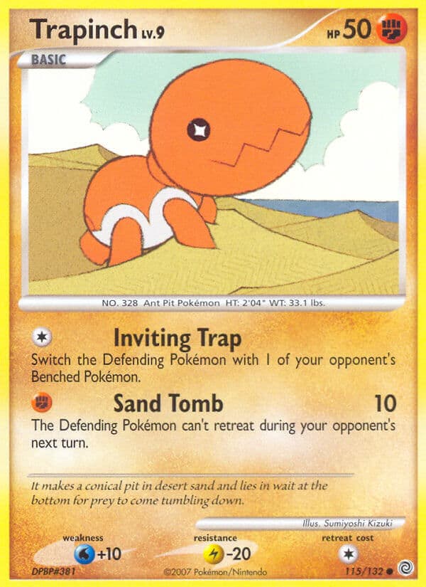 Trapinch — Secret Wonders Pokémon card