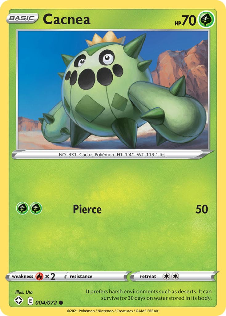 Cacnea — Shining Fates Pokémon card