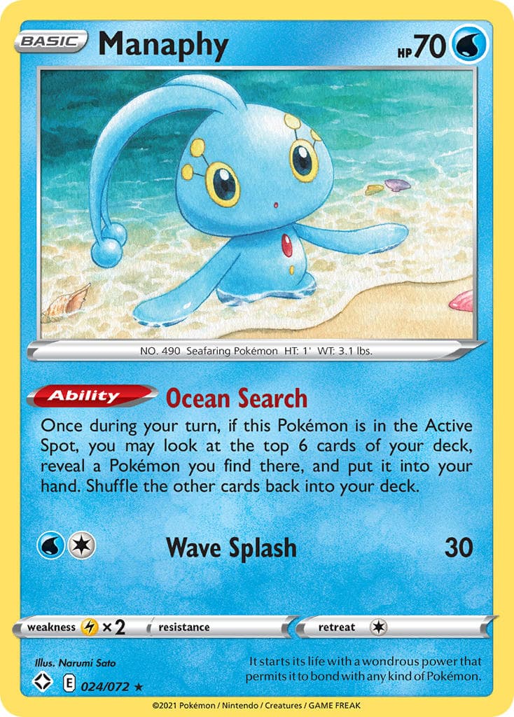 Manaphy — Shining Fates