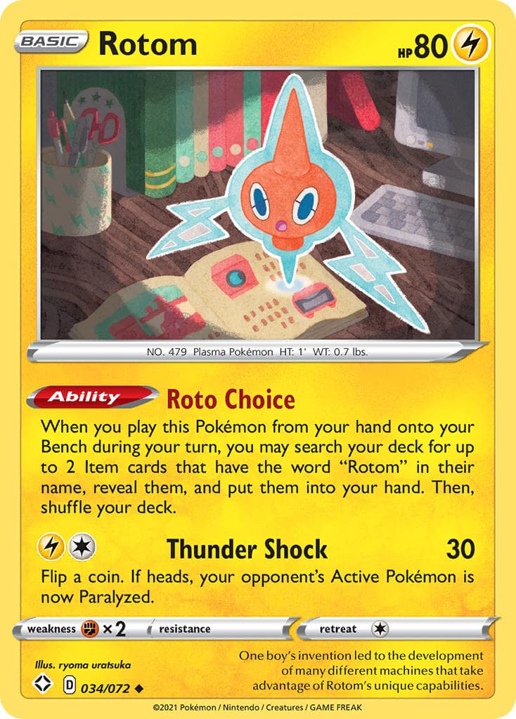 Rotom — Shining Fates Pokémon card
