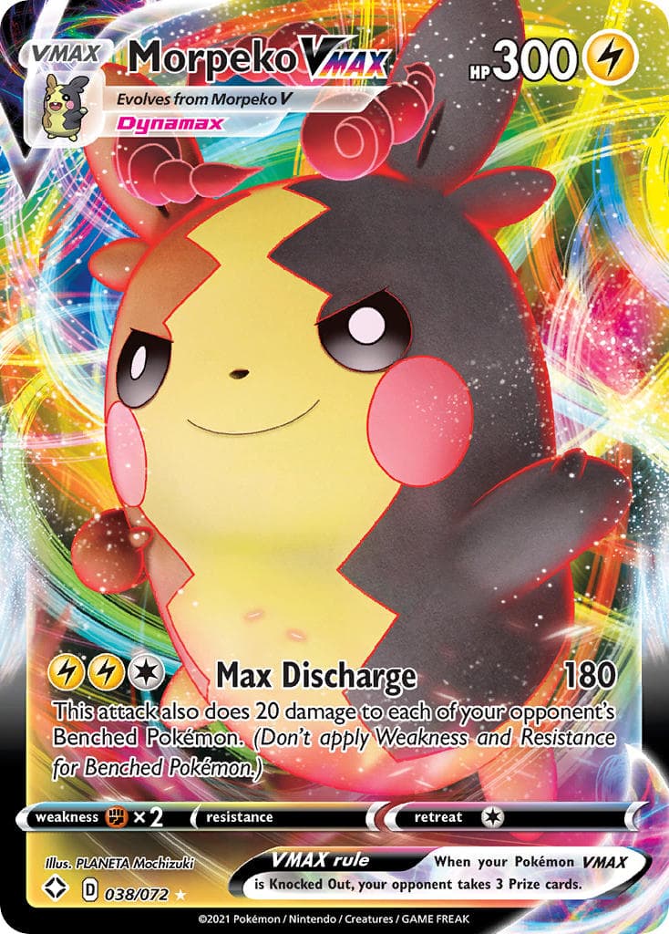 Morpeko Vmax — Shining Fates Pokémon card