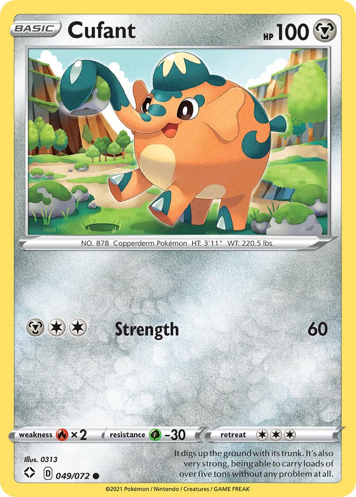 Cufant — Shining Fates Pokémon card
