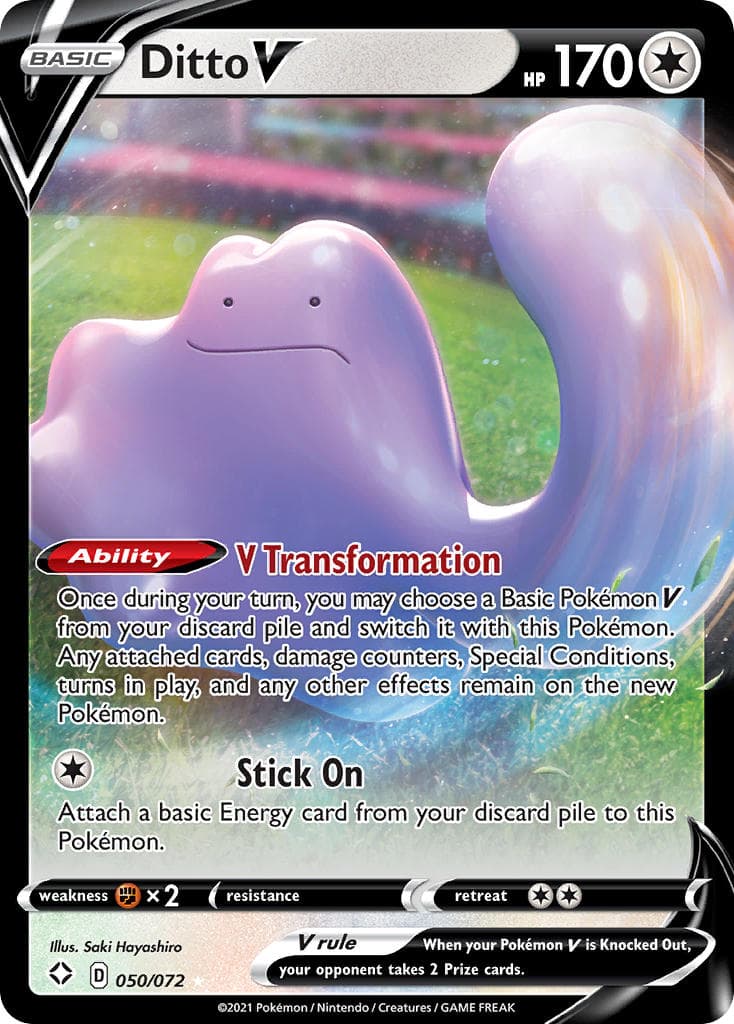 Ditto V — Shining Fates Pokémon card