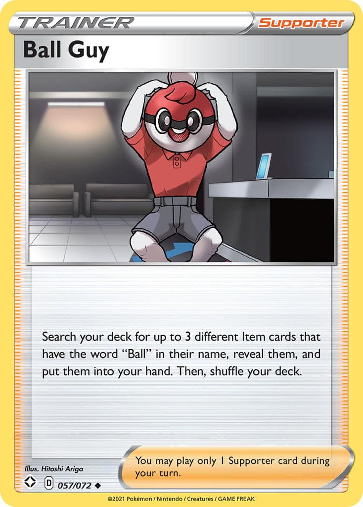 Ball Guy — Shining Fates Pokémon card