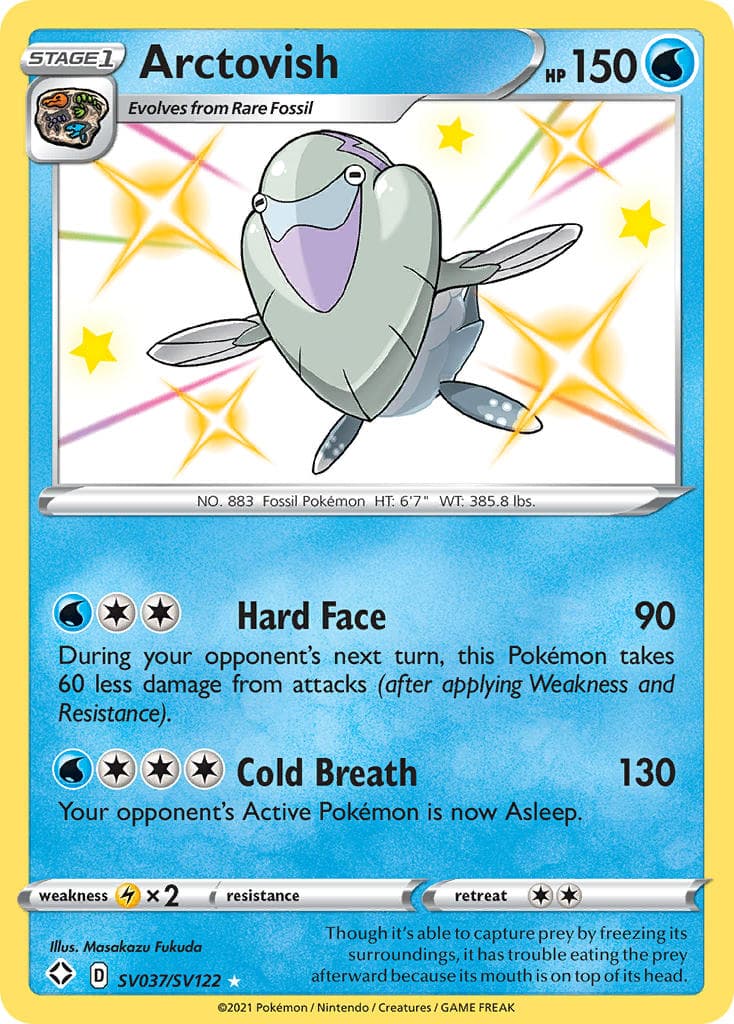 Arctovish — Shining Fates Pokémon card