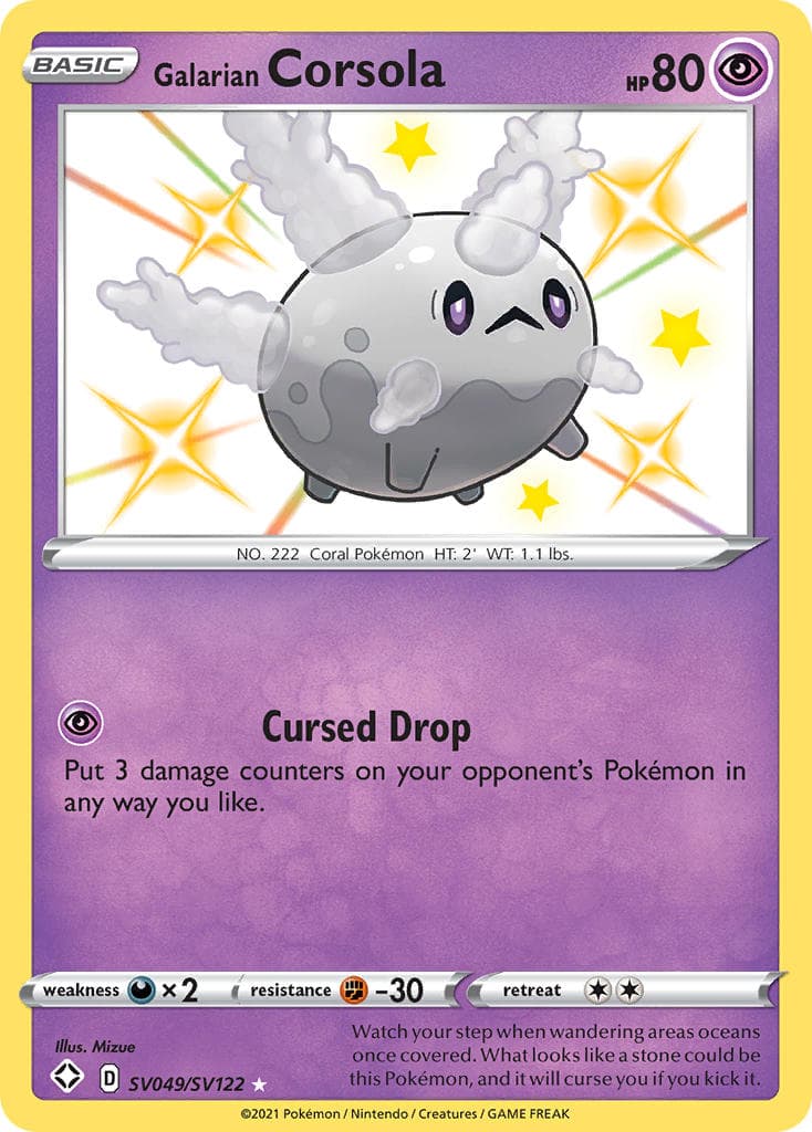 Galarian Corsola — Shining Fates