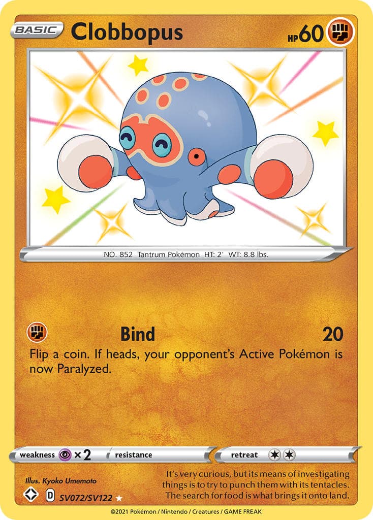Clobbopus — Shining Fates Pokémon card
