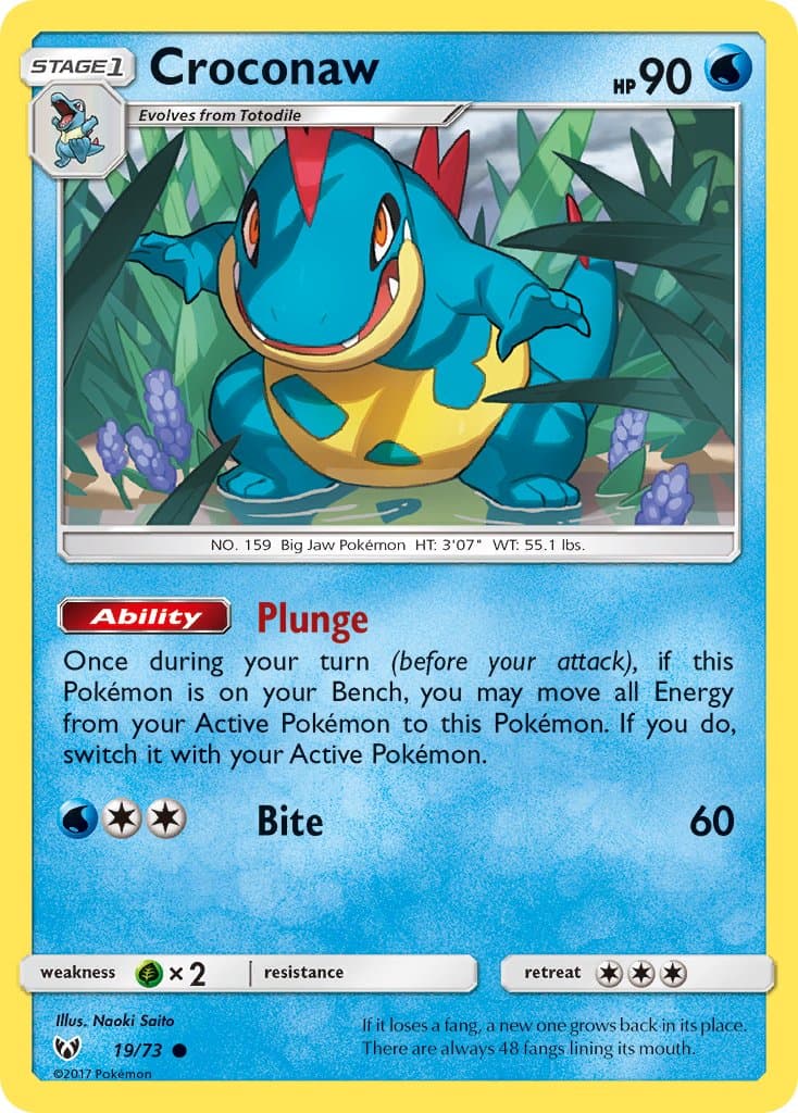 Croconaw — Shining Legends
