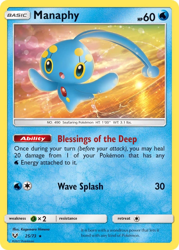 Manaphy — Shining Legends