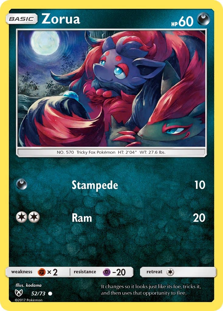 Zorua — Shining Legends