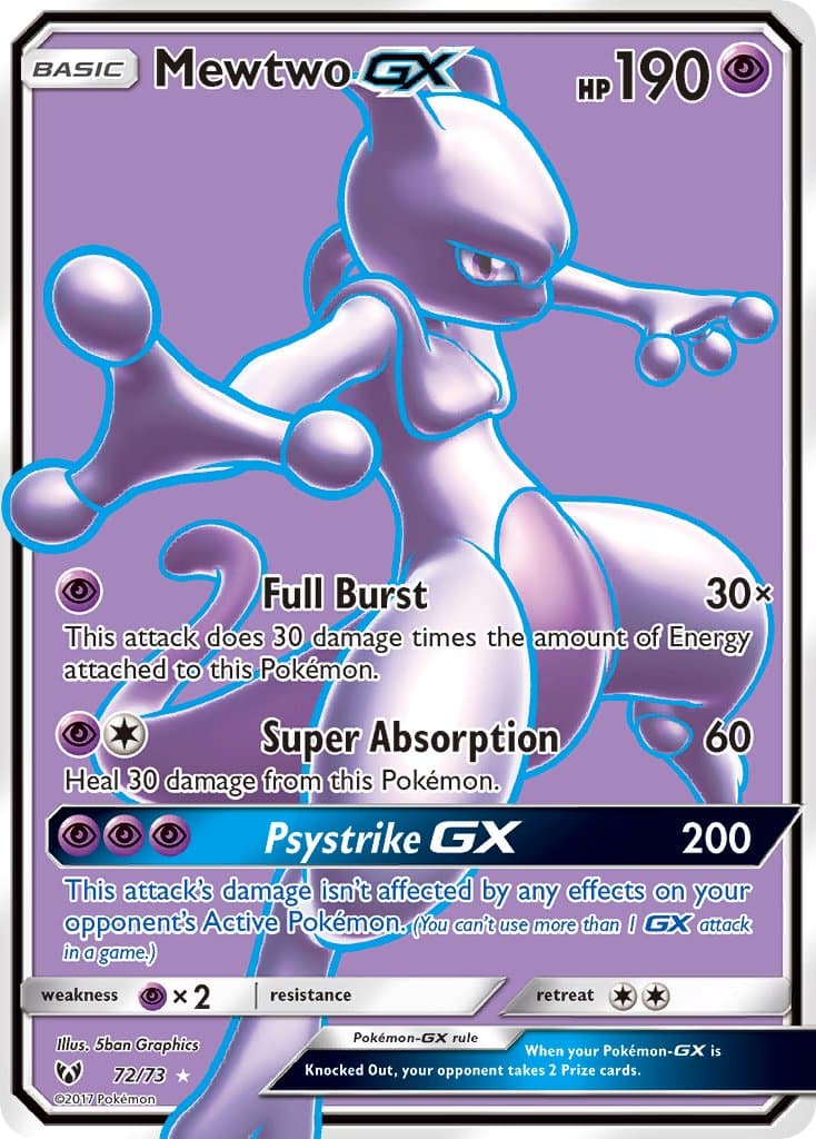 Mewtwo Gx — Shining Legends