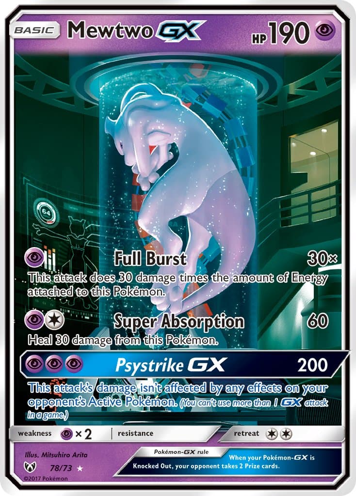 Mewtwo Gx — Shining Legends