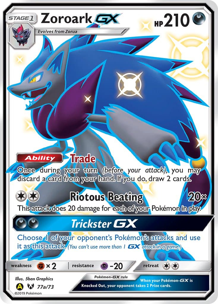 Zoroark Gx Yaa Ya — Shining Legends