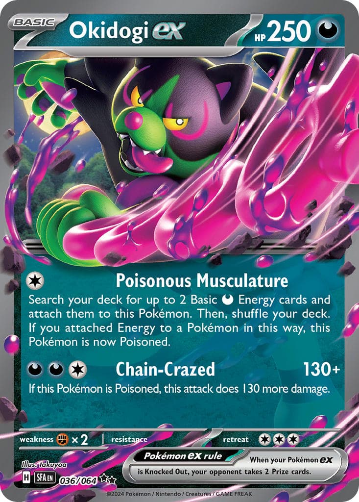 Okidogi ex — Shrouded Fable Pokémon card