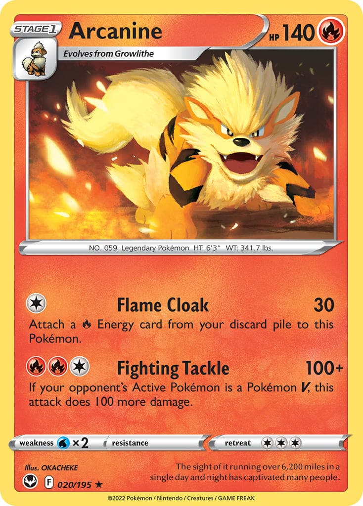 Arcanine — Silver Tempest