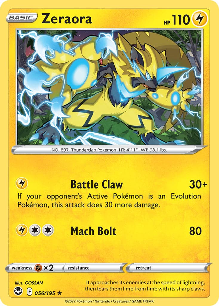 Zeraora — Silver Tempest