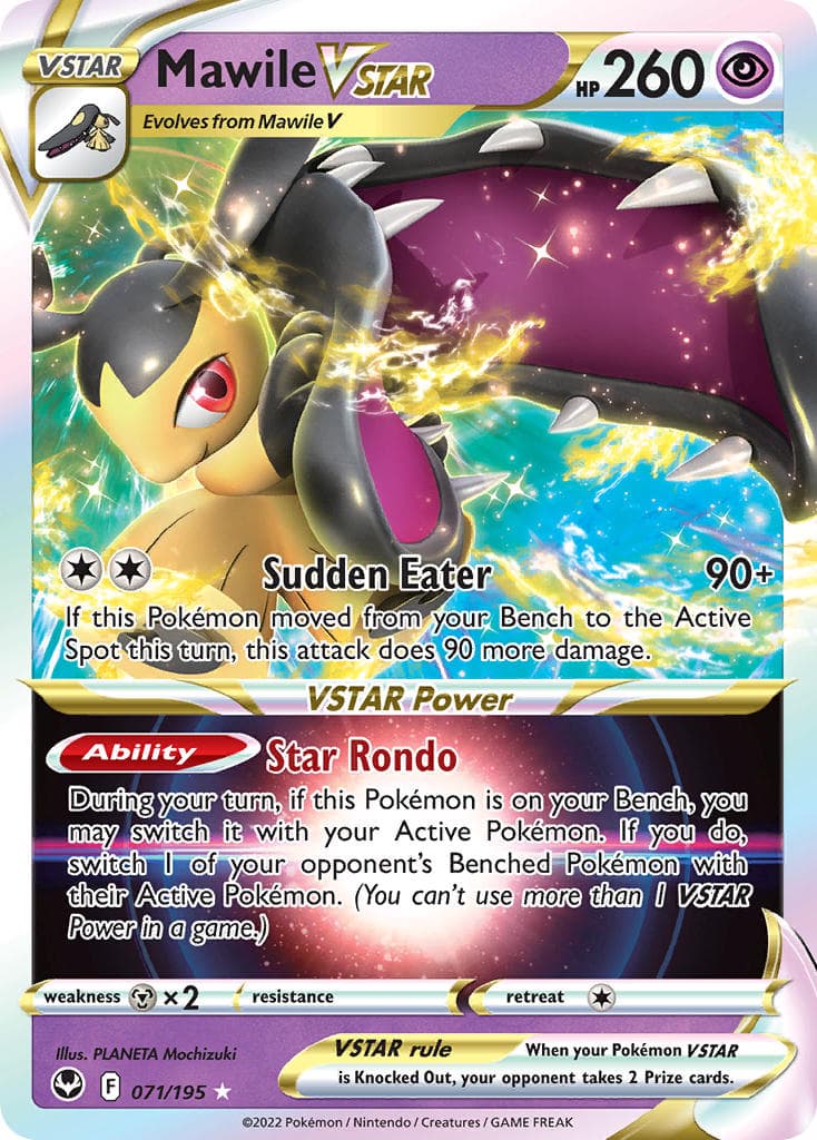 Mawile Vstar — Silver Tempest Pokémon card