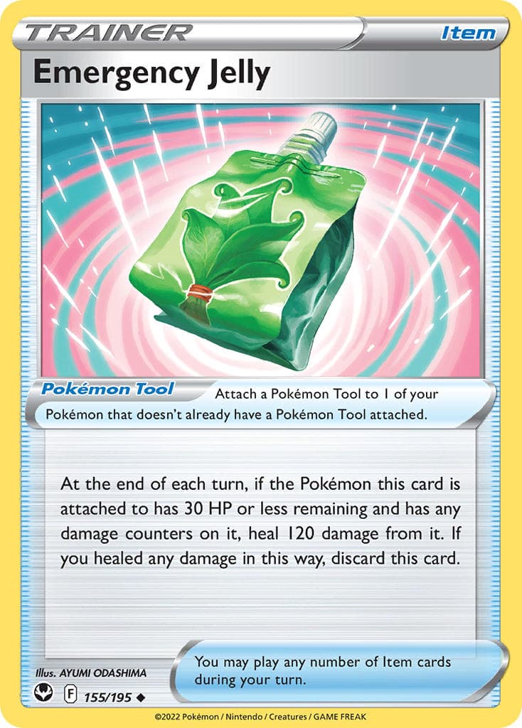 Emergency Jelly — Silver Tempest Pokémon card