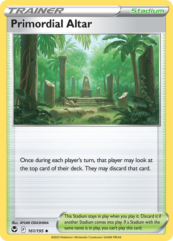 Primordial Altar — Silver Tempest Pokémon card