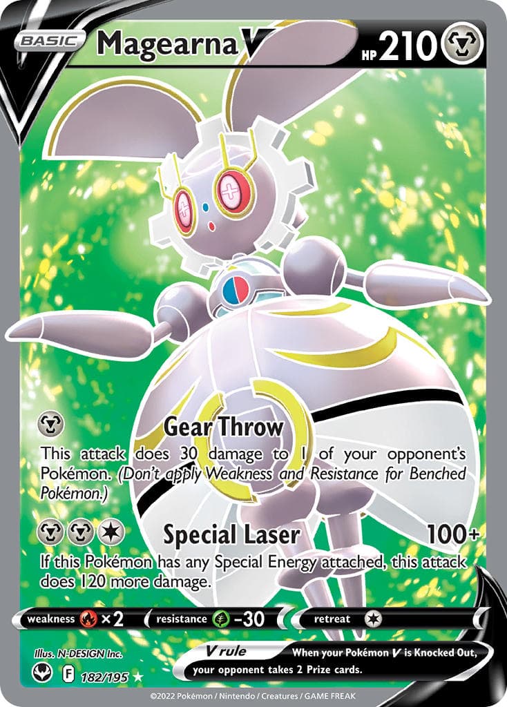 Magearna V — Silver Tempest Pokémon card