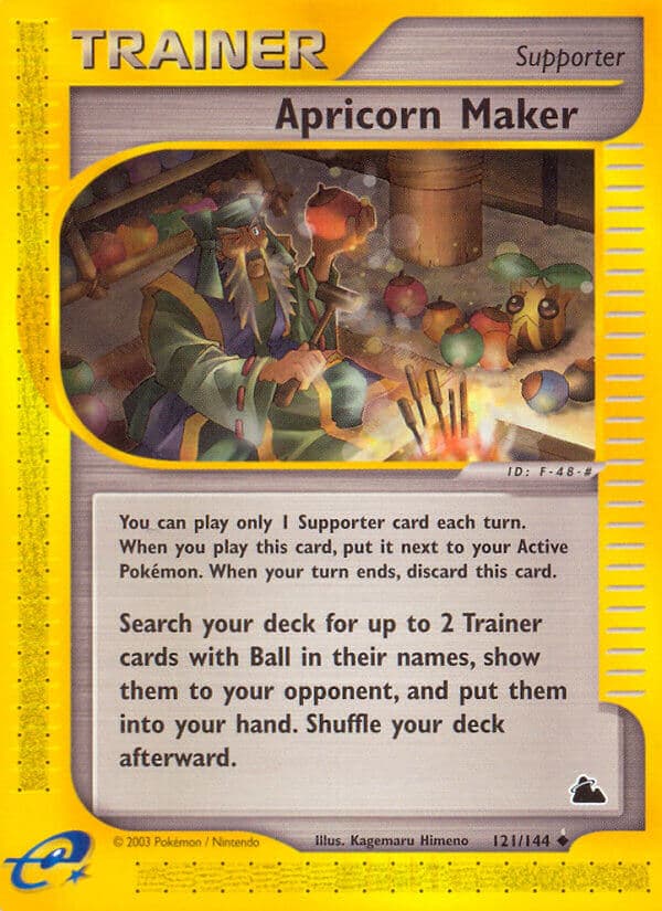 Apricorn Maker — Skyridge Pokémon card