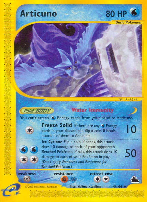 Articuno — Skyridge Pokémon card