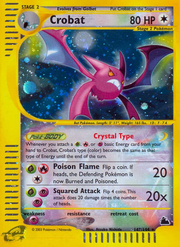 Crobat — Skyridge Pokémon card