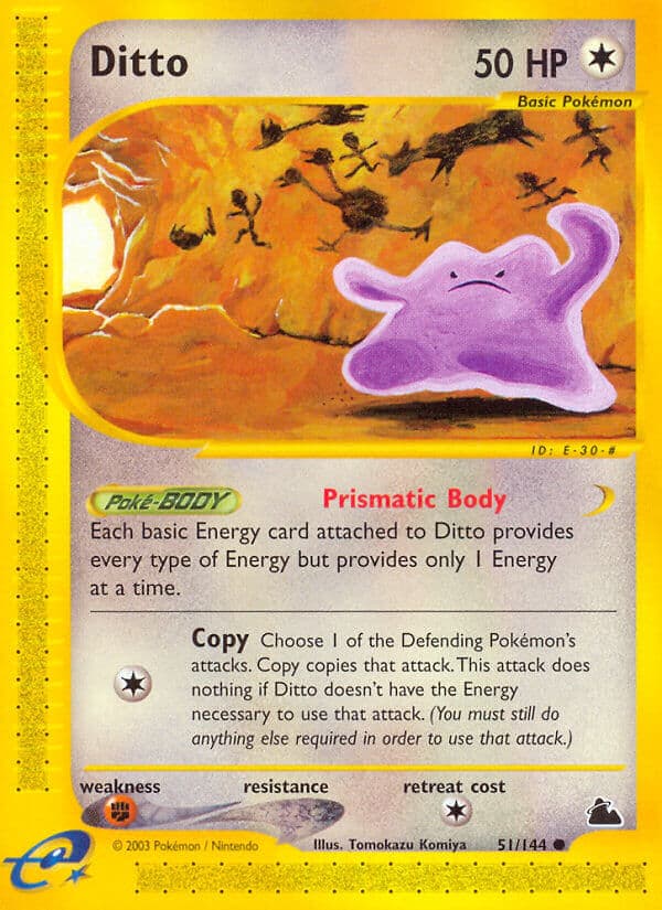 Ditto — Skyridge Pokémon card