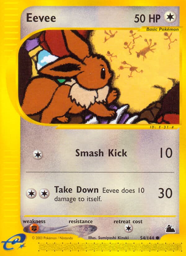 Eevee — Skyridge Pokémon card
