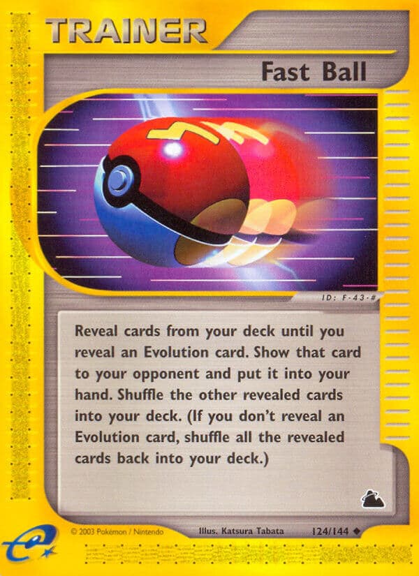 Fast Ball — Skyridge Pokémon card