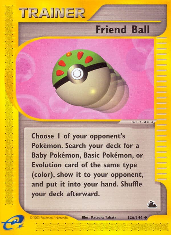 Friend Ball — Skyridge Pokémon card
