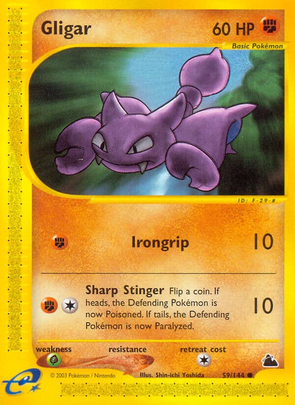 Gligar — Skyridge Pokémon card