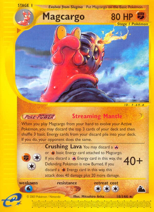 Magcargo — Skyridge Pokémon card