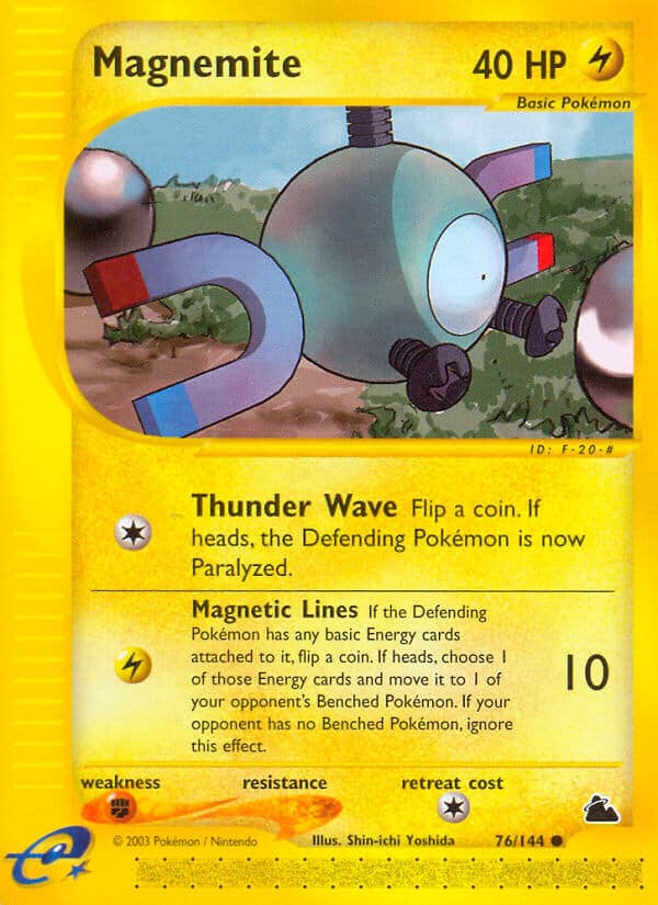 Magnemite — Skyridge Pokémon card