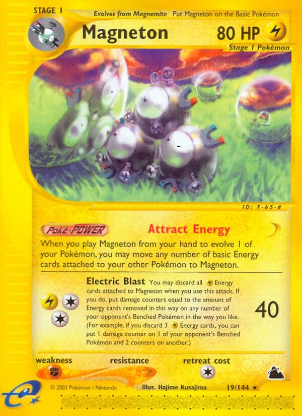 Magneton — Skyridge Pokémon card