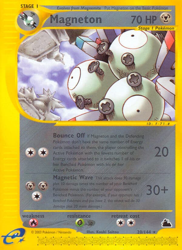 Magneton — Skyridge Pokémon card