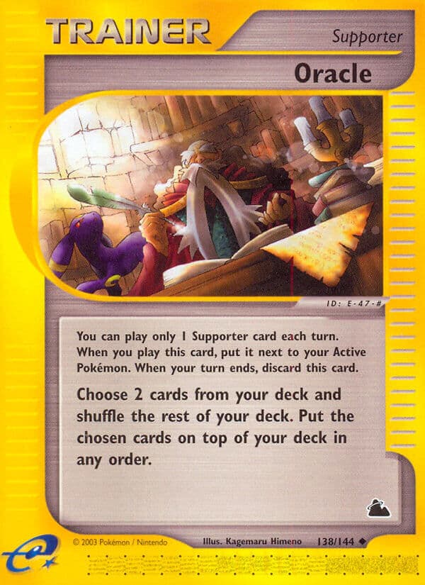 Oracle — Skyridge Pokémon card
