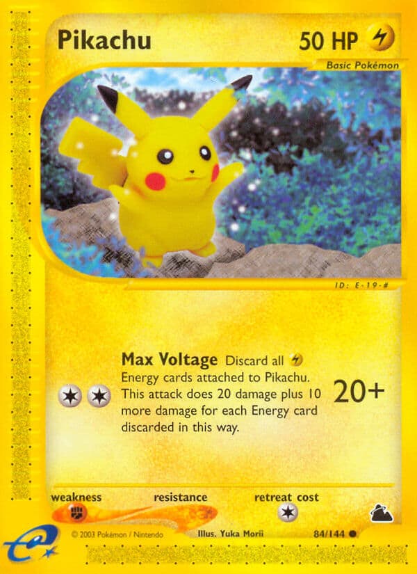 Pikachu — Skyridge Pokémon card