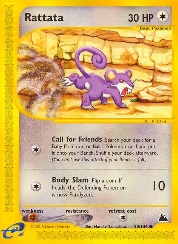 Rattata — Skyridge Pokémon card