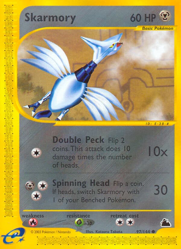 Skarmory — Skyridge Pokémon card