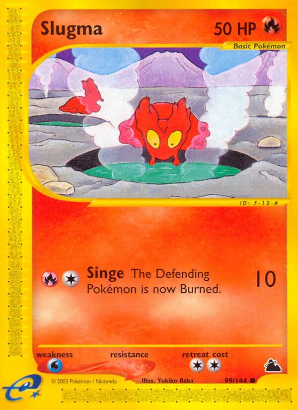 Slugma — Skyridge Pokémon card
