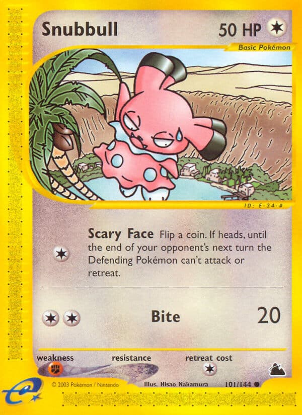 Snubbull — Skyridge Pokémon card