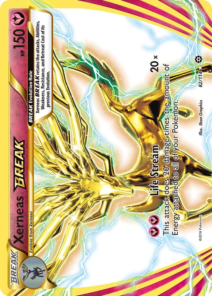 Xerneas Break — Steam Siege Pokémon card