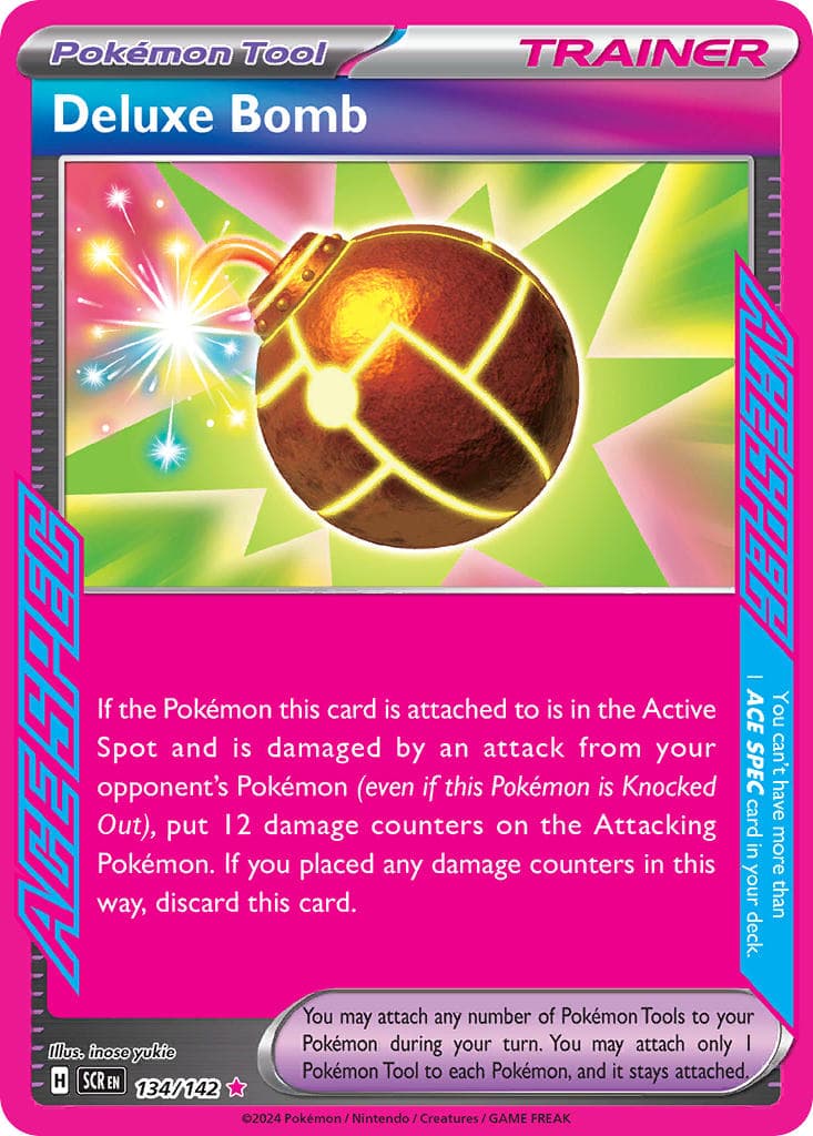 Deluxe Bomb — Stellar Crown Pokémon card