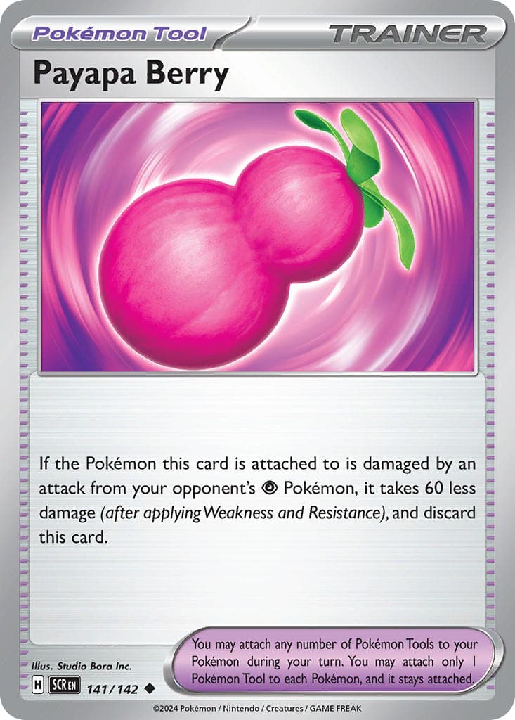 Payapa Berry — Stellar Crown Pokémon card