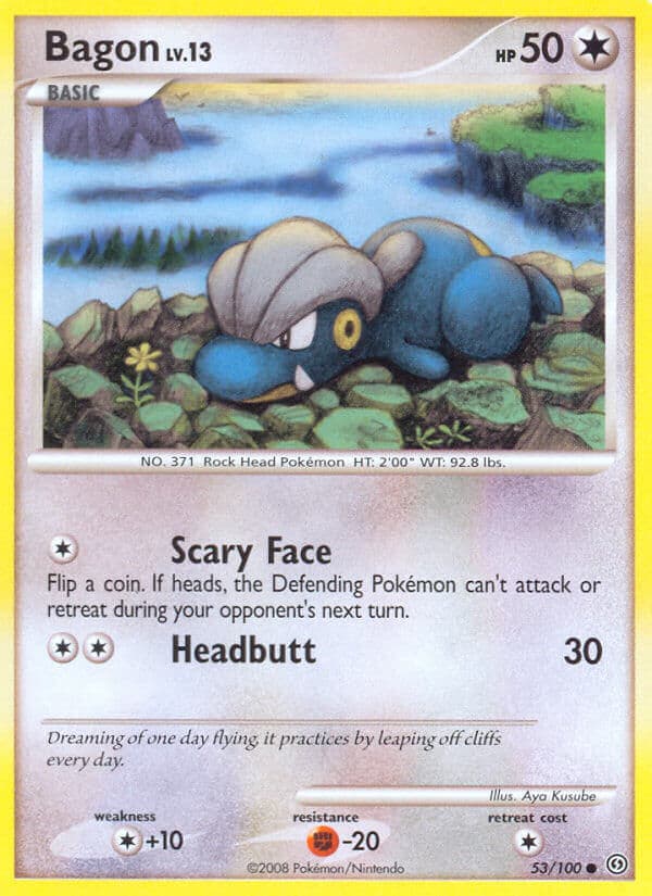 Bagon — Stormfront Pokémon card