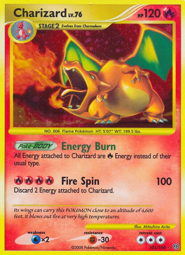 Charizard — Stormfront Pokémon card