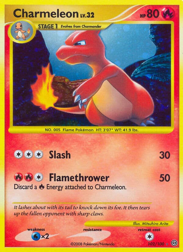 Charmeleon — Stormfront Pokémon card
