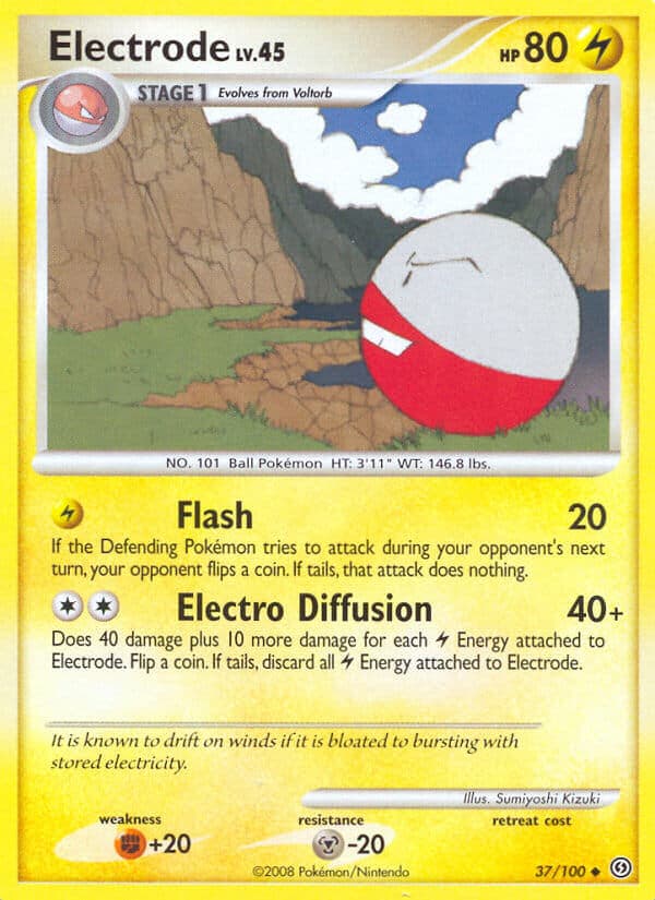 Electrode — Stormfront Pokémon card